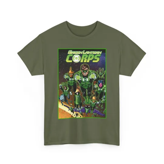 Discover Green Lantern Corps T-Shirt - Brian Bolland Art - DC Comics - Hal Jordan