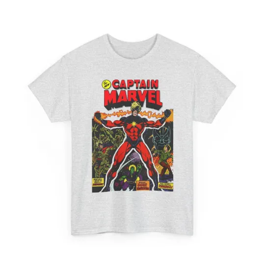 Captain Marvel T-Shirt - Jim Starlin Art - Thanos - Drax the Destroyer - #32
