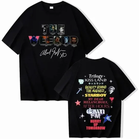 Discover 2025 Weeknds Album Hurry Up Tomorrow T-Shirt Concert Fan Gift