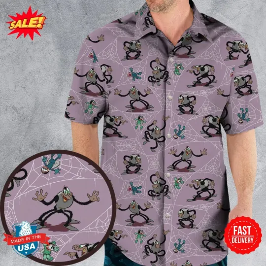 Discover The Cobweb Hotel Hawaiian Shirt