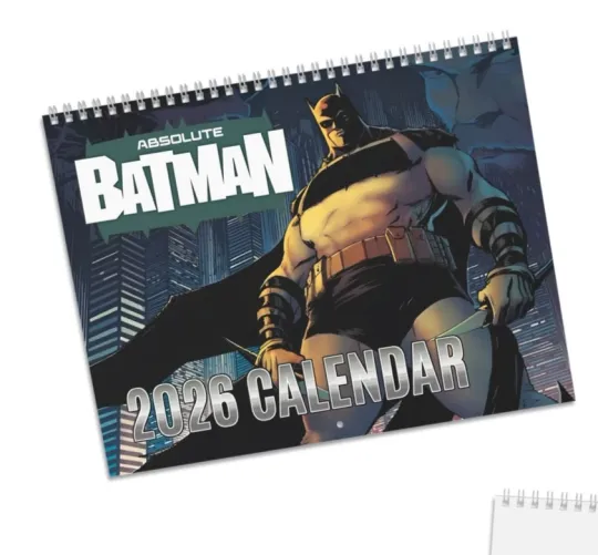 Absolute Batman Calendar (2026) - DC Comics All-In - Bruce Wayne, Gotham City