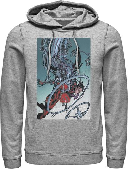Discover Fifth Sun Men's Superman Robotic Fall Pull Over Hoodie