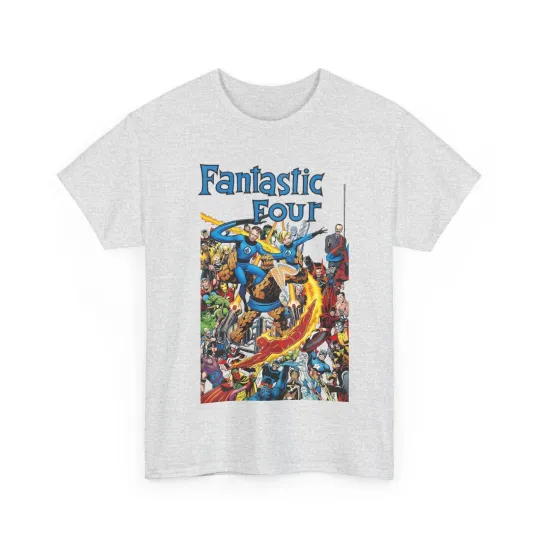 Fantastic Four T-Shirt - John Byrne Art - Marvel Comics - Human Torch, The Thing