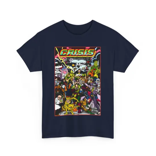 Discover Crisis on Infinite Earths T-Shirt - DC Comics - George Perez Art #9 - Villains