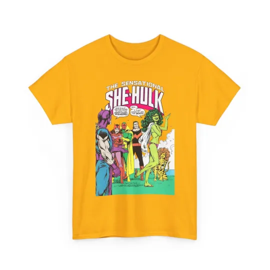 Discover She-Hulk T-Shirt - John Byrne Art - West Coast Avengers - Marvel Comics
