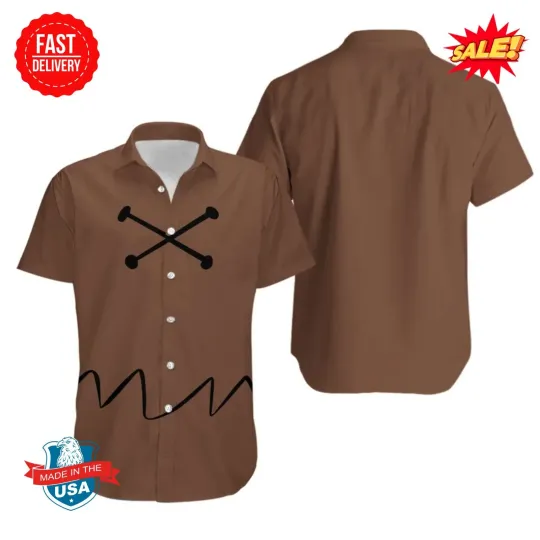 Discover Vintage Nostalgic Movie Fun Cartoon Stretch Plus Cosplay Costume Hawaiian Shirt