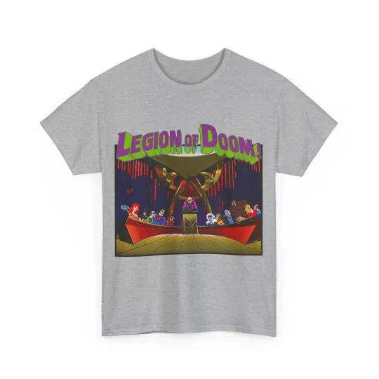 Discover Legion of Dooom T-Shirt - Super Friends Cartoon - Lex Luthor, Grodd, Brainiac