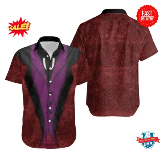 Princess And The Frog Hawaii Shirt, Dr. Facilier Cosplay Costume Hawaiian Shirt