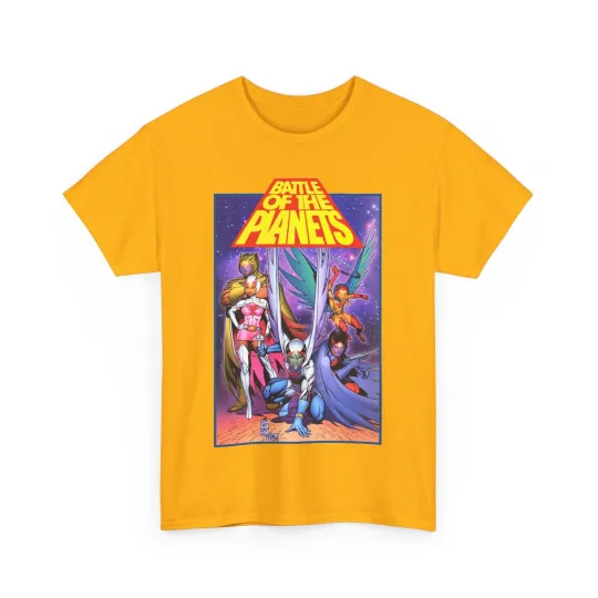 Discover Battle of the Planets T-Shirt - Marc Silvestri Art - G-Force - Gatchaman Cartoon