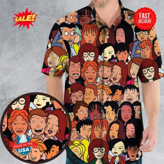 Animated Attitude Daria Hawaiian Shirt