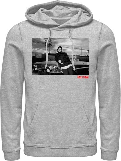 Discover Fifth Sun Men's Boyz n the Hood Black And White Doughboy Pose Pull Over Hoodie