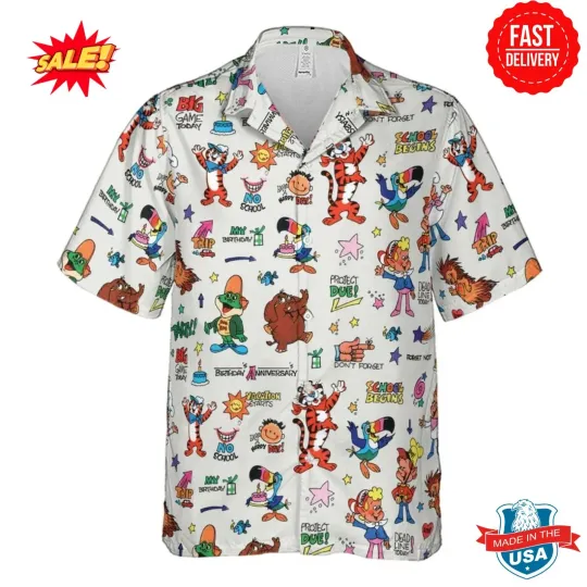 Discover Cartoon Commercials Hawaiian Shirt