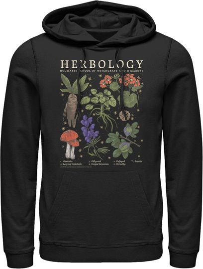 Fifth Sun Men's Harry Potter Hogwarts Herbology Pull Over Hoodie