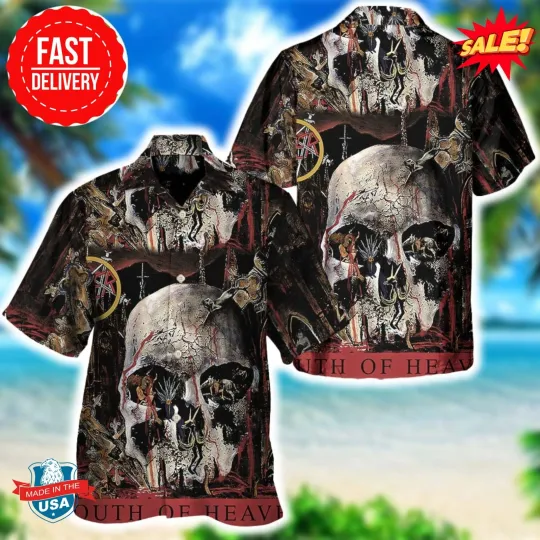 Discover Slayer South Of Heaven Best Album Summer Hawaiian Shirt Gift For Fan