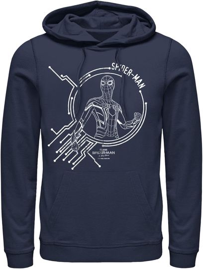Discover Men's Marvel Spider-Man: No Way Home Tech Pull Over Hoodie