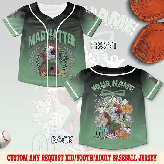 Discover Disney Personalized Alice In The Wonderland Baseball Jersey, Princess Alice And Cheshire Cat Baseball Jersey, Alice Baseball Shirt SL1U17