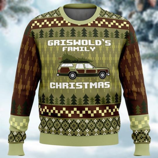 Griswold Christmas Ugly Sweatshirts, National Lampoon's Xmas Sweater, Christmas Tree Farm, Griswold Co Sweater, Christmas Vacation