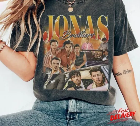 Vintage Jonas Brothers Living The Dream Tour 2025 Unisex T-Shirt
