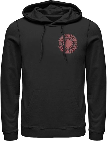 Discover Men's Star Wars: The Rise of Skywalker Dark Side Badge Pull Over Hoodie