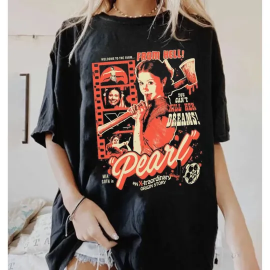Pearl Horror Slasher Movie Poster Unisex Classic T-Shirt