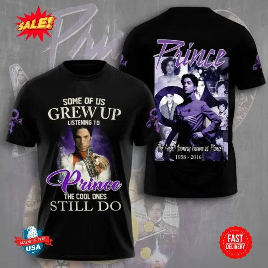 Discover Prince Some Of Us Grew Up 3D Shirt