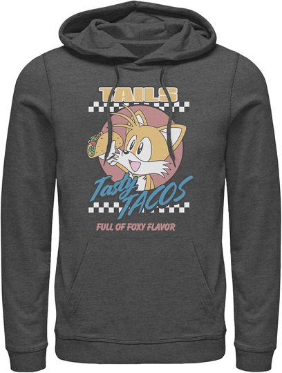 Discover Fifth Sun Men's Sonic the Hedgehog Tails Tasty Tacos Pull Over Hoodie