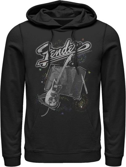 Fifth Sun Men's Fender Celestial Amp Logo Pull Over Hoodie