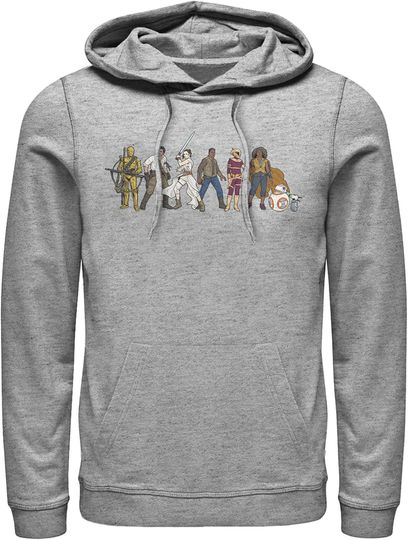 Discover Men's Star Wars: The Rise of Skywalker Rebel Line Pull Over Hoodie