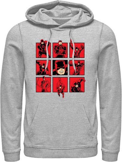 Men's Marvel Daredevil Poses Pull Over Hoodie