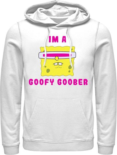 Fifth Sun Men's SpongeBob SquarePants I'm A Goofy Goober Pull Over Hoodie