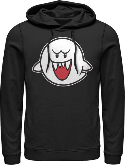 Discover Fifth Sun Men's Nintendo Mario Boo Ghost Pull Over Hoodie