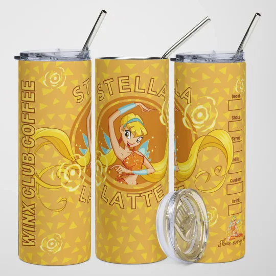 Discover Winx Club Stella Latte Tumbler Gift Idea Coffee