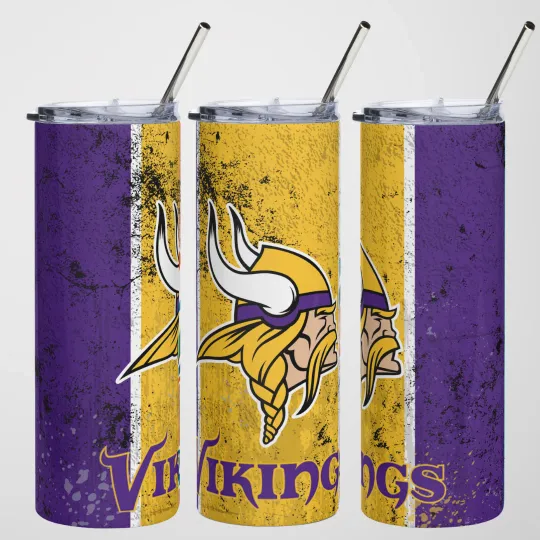 Minnesota Vikings Tumbler Stainless Steel football Fan Gear