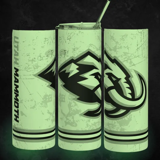 Discover Utah Mammoth Glow In The Dark Tumbler Utah Hockey Club