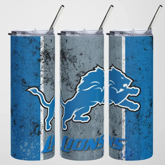 Discover Detroit LionsTumbler 12 oz Stainless Steel football Fan Gear