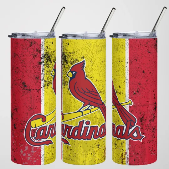 Discover St Louis Cardinals Tumbler 12 oz Stainless Steel Baseball Fan Gear