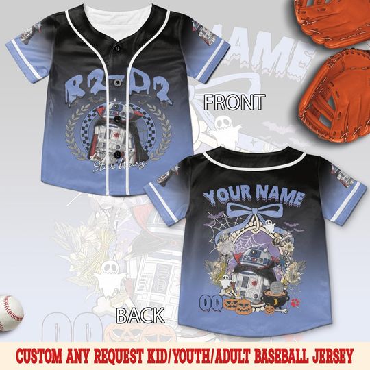 Discover Personalized Disney Star War Characters Halloween Baseball Jersey, Custom Youth Adult Disney Baseball Jersey, Disney Trip Matching SL1U14
