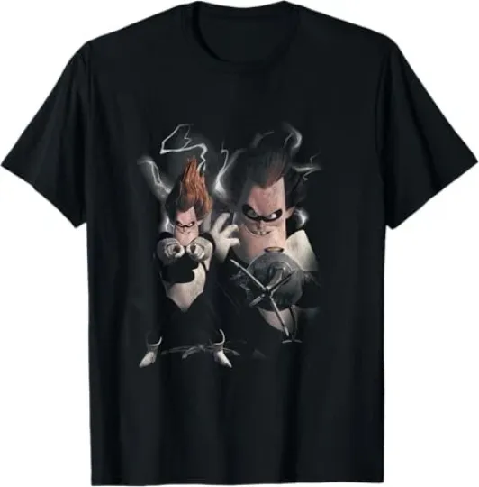 Discover Disney Pixar The Incredibles Power Sketch T-Shirt Size S - 5XL