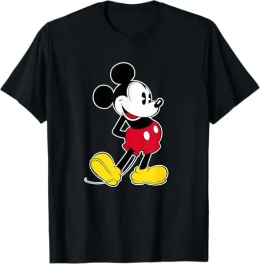 Discover Disney Mickey Mouse Classic Pose T-Shirt Size S - 5XL
