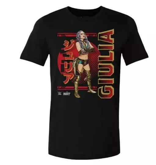 Discover Wrestling Entertainment Giulia Pose Black T-Shirt Size S-5XL