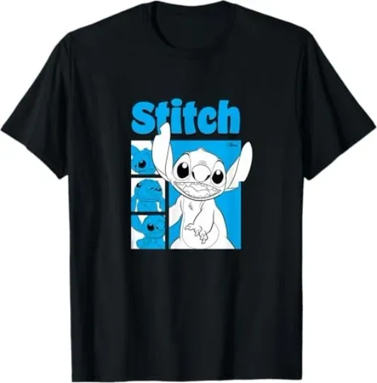 Discover Disney Stitch Comic Panel Pop Art T-Shirt