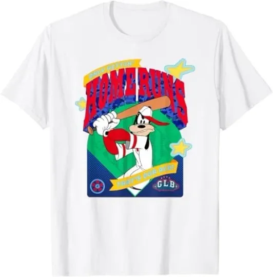 Discover Disney Mickey And Friends Goofy Only Hittin'Home Runs T-Shirt