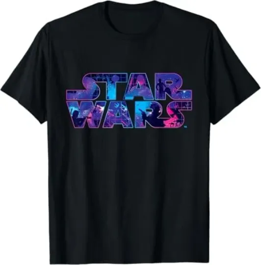 Discover Star Wars Logo Retro 90s Galaxy T-Shirt