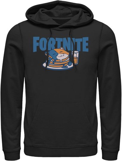 Discover Men's Fortnite Meowscles Pancakes Pull Over Hoodie