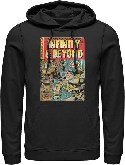 Fifth Sun Men's Toy Story Buzz Lightyear Comic Cover Pull Over Hoodie