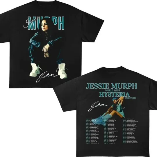 Discover Jessie Murph Tour T-Shirt 2025 Music Concert Tee Sad Girl Design