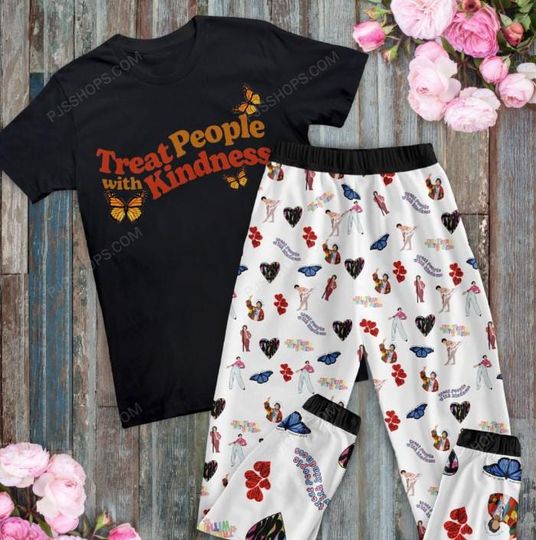 Discover Treat People With Kindness Pajama Set, Family Christmas Pajamas