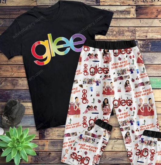 Discover Glee Pajamas Set, Musical TV Show Matching Family Sleepwear, Christmas Pajamas for Adults and Kids
