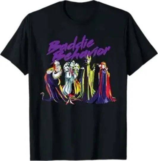 Discover Disney Villains Baddie Behavior Short Sleeve T-Shirt
