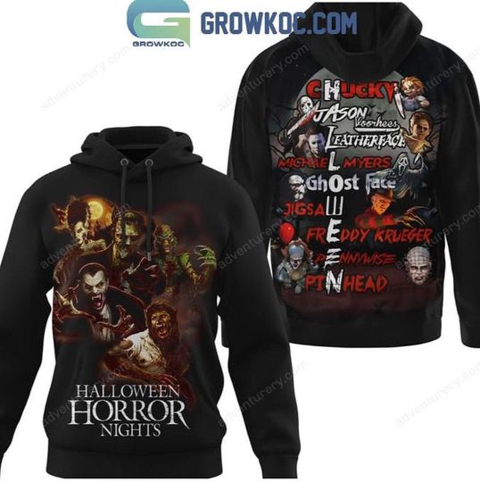 Discover Halloween Villains Puzzle Graphic 3D Hoodie